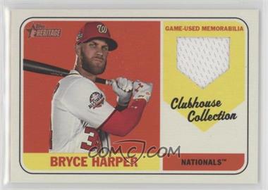 2018 Topps Heritage High Number - Clubhouse Collection Relics #CCR-BH - Bryce Harper