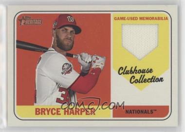 2018 Topps Heritage High Number - Clubhouse Collection Relics #CCR-BH - Bryce Harper