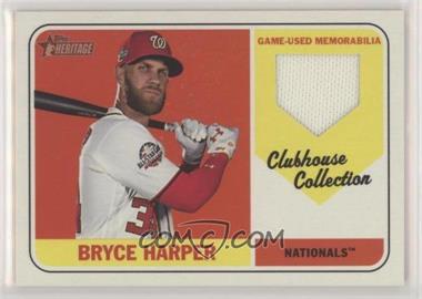 2018 Topps Heritage High Number - Clubhouse Collection Relics #CCR-BH - Bryce Harper
