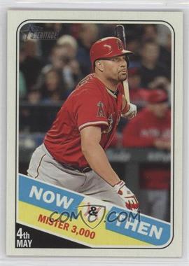 2018 Topps Heritage High Number - Now & Then #NT-6 - Albert Pujols