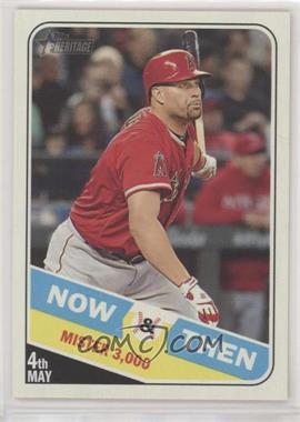 2018 Topps Heritage High Number - Now & Then #NT-6 - Albert Pujols