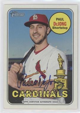 2018 Topps Heritage High Number - Real One Autographs #ROA-PD - Paul DeJong