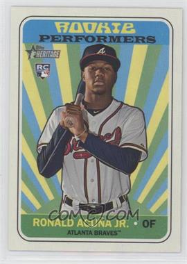 2018 Topps Heritage High Number - Rookie Performers #RP-RA - Ronald Acuna