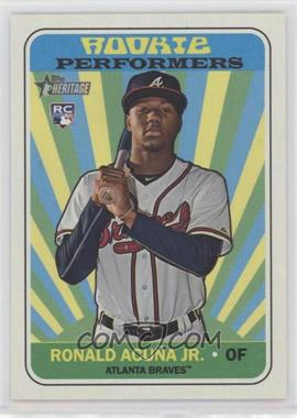 2018 Topps Heritage High Number - Rookie Performers #RP-RA - Ronald Acuna