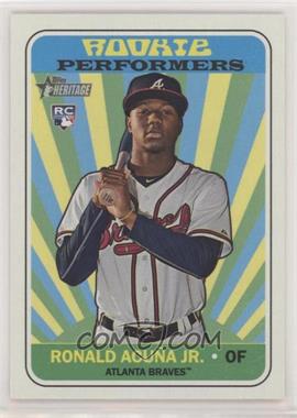 2018 Topps Heritage High Number - Rookie Performers #RP-RA - Ronald Acuna - Courtesy of COMC.com