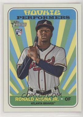 2018 Topps Heritage High Number - Rookie Performers #RP-RA - Ronald Acuna