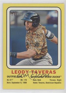 2018 Topps Heritage Minor League Edition - 1969 Topps Collector Cards/Transogram Set #69CC-LT - Leody Taveras