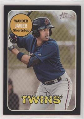 2018 Topps Heritage Minor League Edition - [Base] - Black #140 - Wander Javier /50