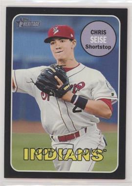 2018 Topps Heritage Minor League Edition - [Base] - Black #179 - Chris Seise /50