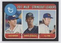 League Leaders - Alec Hansen, Triston McKenzie, A.J. Puk #/50