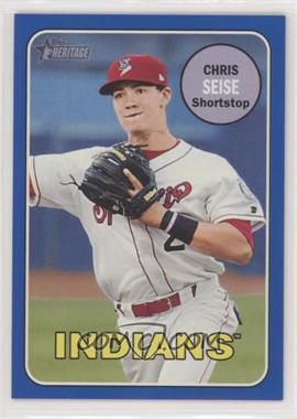 2018 Topps Heritage Minor League Edition - [Base] - Blue #179 - Chris Seise /99