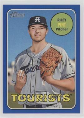 2018 Topps Heritage Minor League Edition - [Base] - Blue #18 - Riley Pint /99