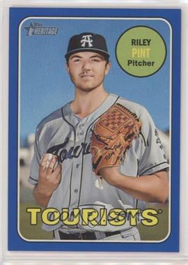 2018 Topps Heritage Minor League Edition - [Base] - Blue #18 - Riley Pint /99