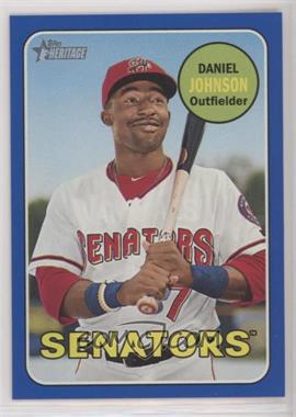 2018 Topps Heritage Minor League Edition - [Base] - Blue #53 - Daniel Johnson /99