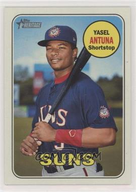 2018 Topps Heritage Minor League Edition - [Base] - Glossy #95 - Yasel Antuna