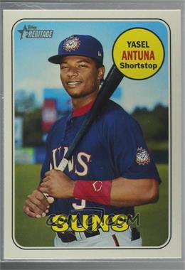 2018 Topps Heritage Minor League Edition - [Base] - Glossy #95 - Yasel Antuna