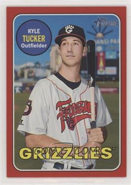 2018 Topps Heritage Minor League Edition - [Base] - Red #11 - Kyle Tucker /1