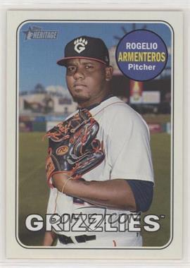 2018 Topps Heritage Minor League Edition - [Base] #117.2 - Color Swap Variation - Rogelio Armenteros