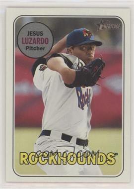 2018 Topps Heritage Minor League Edition - [Base] #215 - Short Print - Jesus Luzardo