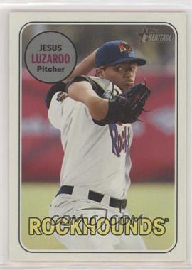 2018 Topps Heritage Minor League Edition - [Base] #215 - Short Print - Jesus Luzardo