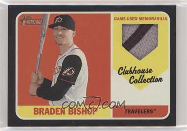 2018 Topps Heritage Minor League Edition - Clubhouse Collection Relics - Black #CCR-BBI - Braden Bishop /50