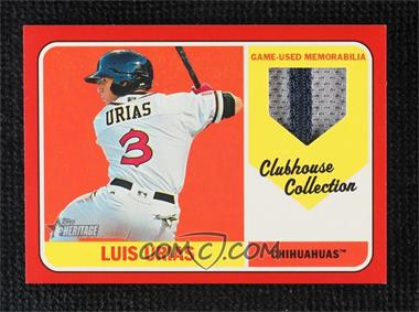 2018 Topps Heritage Minor League Edition - Clubhouse Collection Relics - Red Patch #CCR-LU - Luis Urias /1
