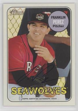 2018 Topps Heritage Minor League Edition - Real One Autographs #ROA-FP - Franklin Perez