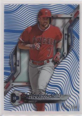 2018 Topps High Tek - [Base] - Pattern 1 Waves/Diagonals Blue Rainbow Foil #HT-ZC - Zack Cozart /150