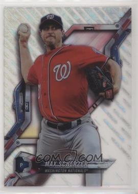 2018 Topps High Tek - [Base] - Pattern 1 Waves/Diagonals Galactic Diffractor #HT-MS - Max Scherzer