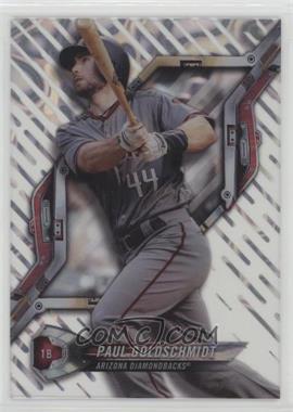 2018 Topps High Tek - [Base] - Pattern 1 Waves/Diagonals Magma Diffractor #HT-PG - Paul Goldschmidt