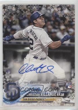 2018 Topps Holiday - WalMart Mega Box Autographs #A-CV - Christian Villanueva /200