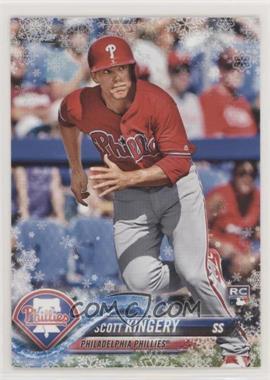 2018 Topps Holiday - WalMart Mega Box [Base] - Metallic Snowflake #HMW142 - Scott Kingery