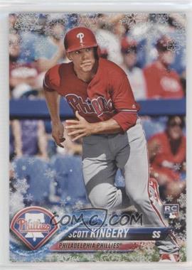 2018 Topps Holiday - WalMart Mega Box [Base] - Metallic Snowflake #HMW142 - Scott Kingery