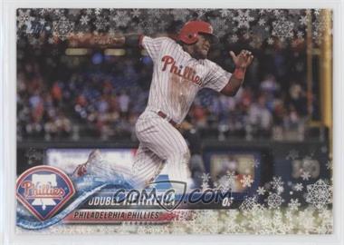 2018 Topps Holiday - WalMart Mega Box [Base] - Metallic Snowflake #HMW26 - Odubel Herrera