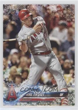 2018 Topps Holiday - WalMart Mega Box [Base] #HMW100 - Mike Trout