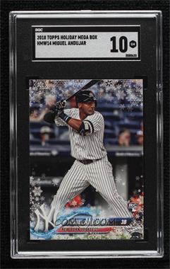 2018 Topps Holiday - WalMart Mega Box [Base] #HMW14 - Miguel Andujar [SGC 10 GEM]