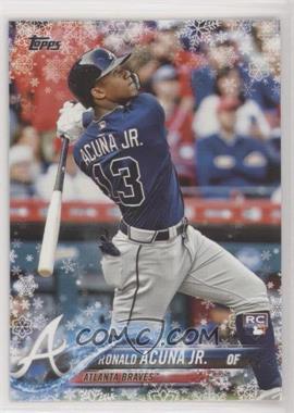 2018 Topps Holiday - WalMart Mega Box [Base] #HMW50 - Ronald Acuna Jr.