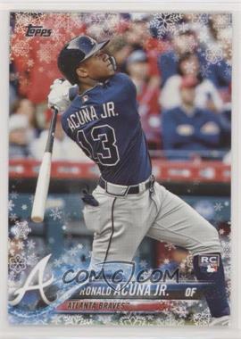 2018 Topps Holiday - WalMart Mega Box [Base] #HMW50 - Ronald Acuna Jr.