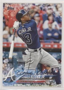 2018 Topps Holiday - WalMart Mega Box [Base] #HMW50 - Ronald Acuna Jr.