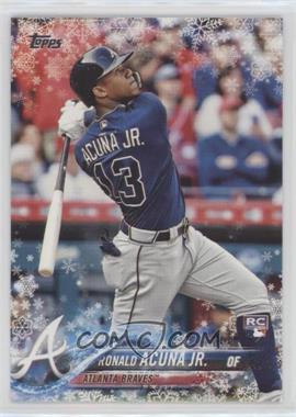 2018 Topps Holiday - WalMart Mega Box [Base] #HMW50 - Ronald Acuna Jr.