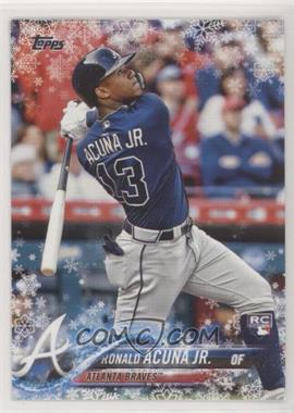 2018 Topps Holiday - WalMart Mega Box [Base] #HMW50 - Ronald Acuna Jr.