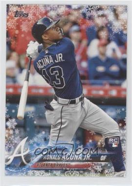 2018 Topps Holiday - WalMart Mega Box [Base] #HMW50 - Ronald Acuna Jr.