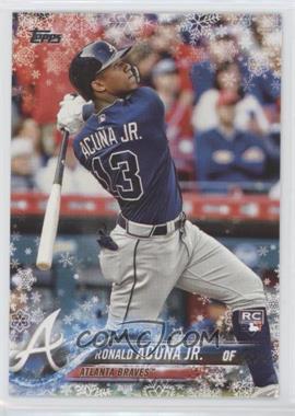 2018 Topps Holiday - WalMart Mega Box [Base] #HMW50 - Ronald Acuna Jr.