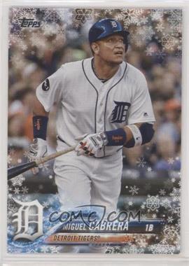 2018 Topps Holiday - WalMart Mega Box [Base] #HMW74 - Miguel Cabrera