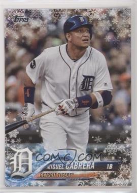 2018 Topps Holiday - WalMart Mega Box [Base] #HMW74 - Miguel Cabrera