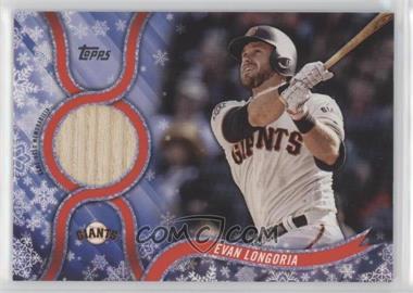 2018 Topps Holiday - WalMart Mega Box Relics #R-EL - Evan Longoria