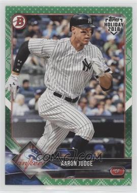 2018 Topps Holiday Bowman - [Base] - Green Holiday Sweater #TH-AJ - Aaron Judge /99