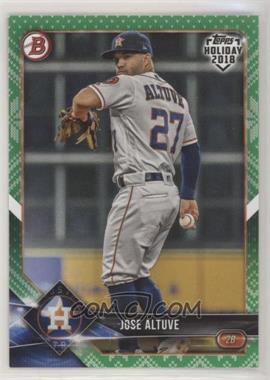 2018 Topps Holiday Bowman - [Base] - Green Holiday Sweater #TH-JAL - Jose Altuve /99