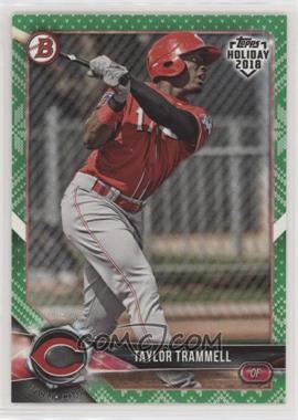 2018 Topps Holiday Bowman - [Base] - Green Holiday Sweater #TH-TT.1 - Taylor Trammell /99