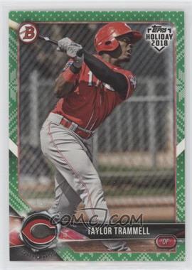 2018 Topps Holiday Bowman - [Base] - Green Holiday Sweater #TH-TT.1 - Taylor Trammell /99